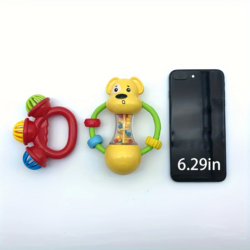 Children's Interactive Vibrating Toy Yellow ABS Handheld Sensory and Grip Strength Tool