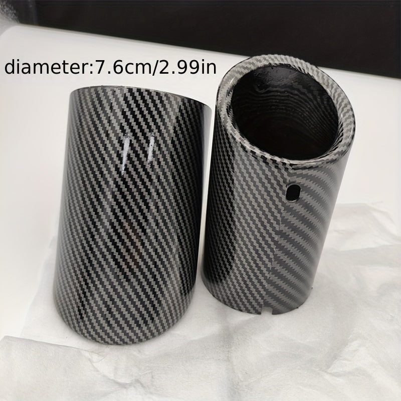 Универсальный 76мм накладка на выхлопную трубу автомобиля стильное покрытие для седана и внедорожника