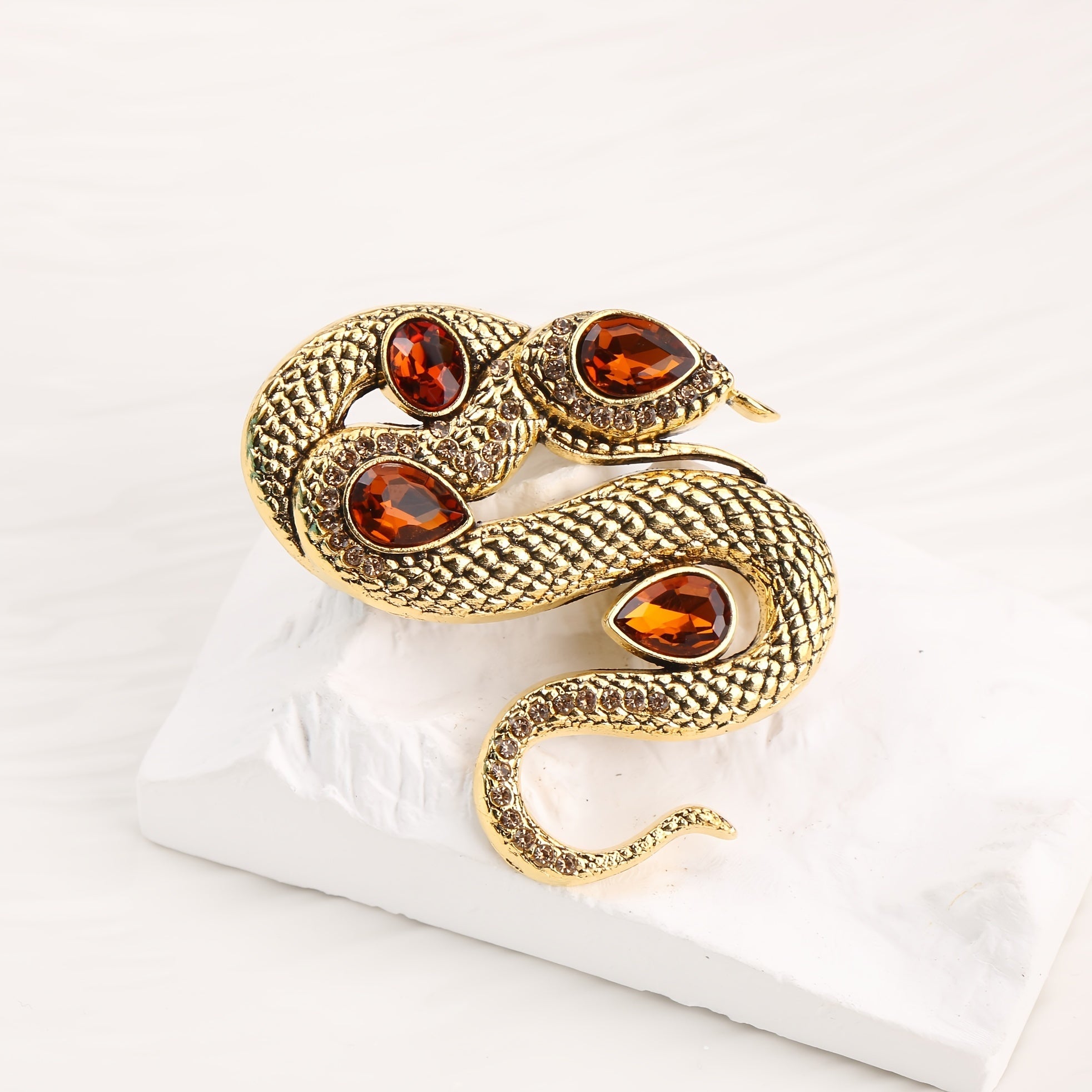 Year of the Snake Brooch for Women Elegant Corsage Delicate Accessory