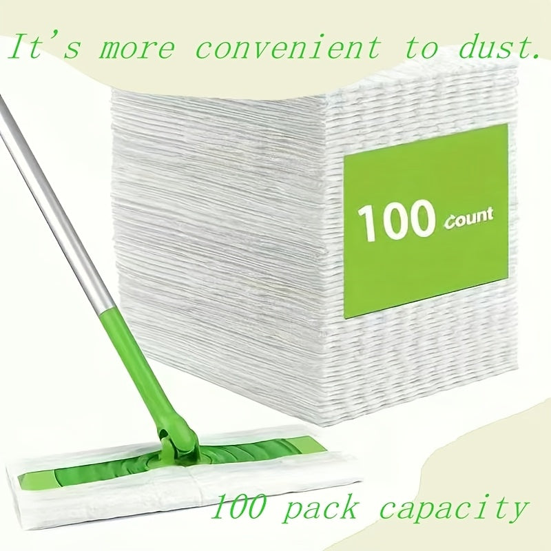 Pack of 60 Multi-Surface Electrostatic Dusting Cloths Non-Tracking Lint-Free