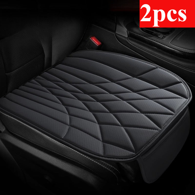2 Pack Leather Car Seat Cushions Universal Fit All-Season Front Seat Covers