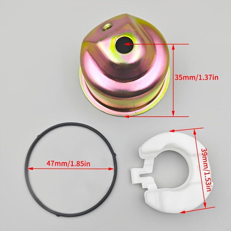 Kichik dvigatellar uchun karbüratör idishining qopqog'i uchun yostiqchalari to'plami, moy suzuvchi yostiqchasi, ta'mirlash, qora