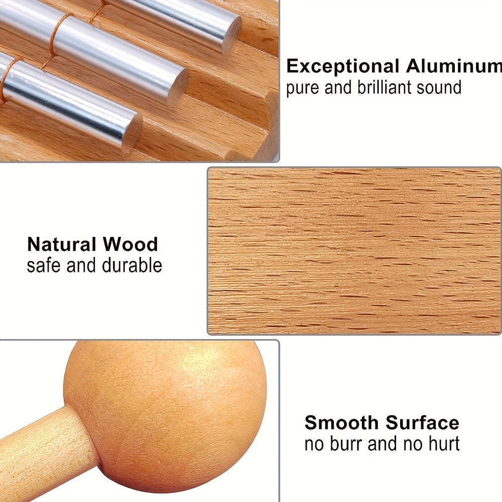 Wood Meditation Chimes for Mindfulness Yoga Prayer and Music Education Turmeric