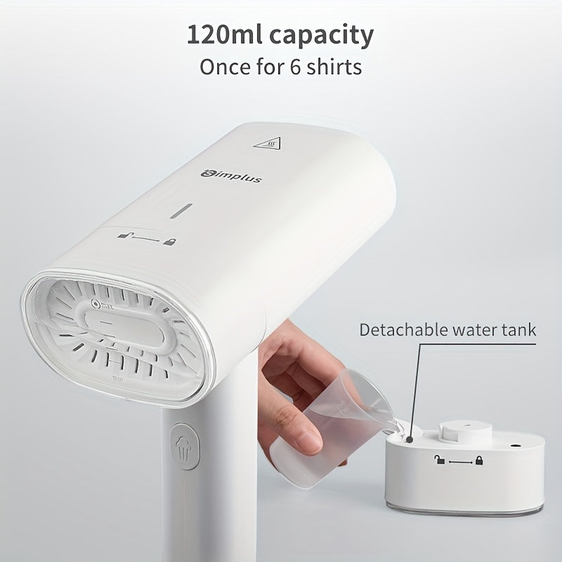 Portativ 1200W kiyimlar uchun bug'lovchi, 22G/Min bug' bilan, zanglamaydigan po'latdan yasalgan plita