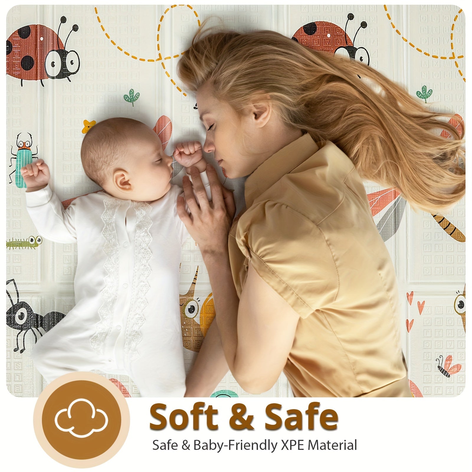 Kids' Waterproof Foam Play Mat for Kids Safety and Comfort Christmas Gift