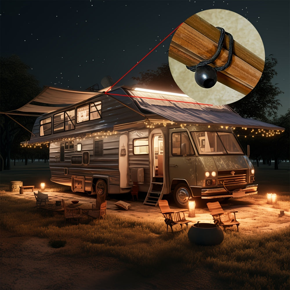 20/50 to'plam og'ir yuk Bungee kabellar 15.24 sm qora tarp bog'lash uchun sayohat