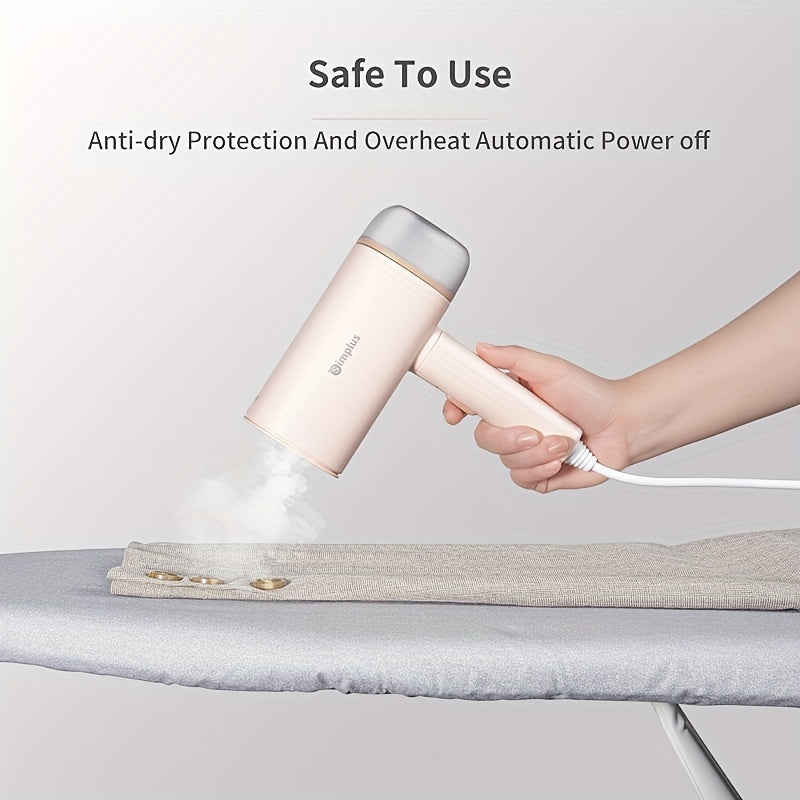 Portable Handheld Iron 120W Stainless Steel Panel Lightweight Travel Iron