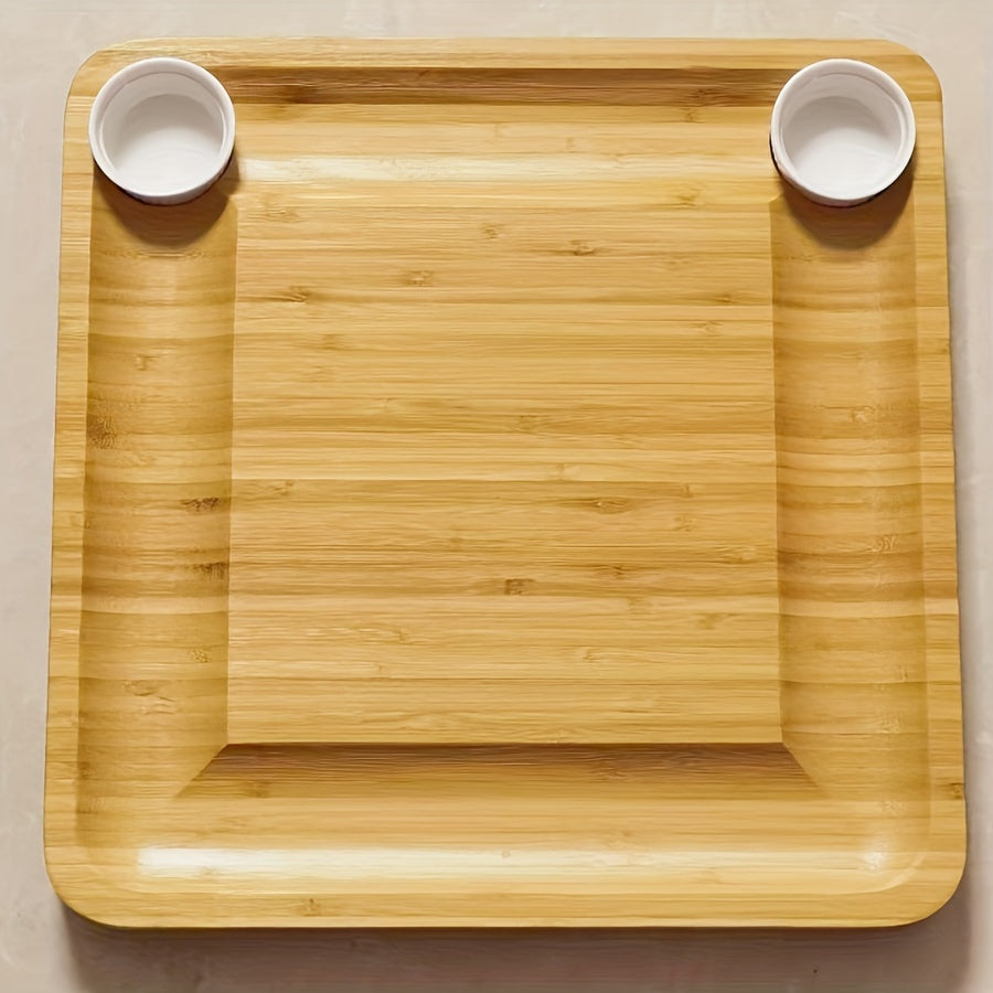 Bamboo Cutting Board Set 9 Pieces for Kitchen, Camping, and Gift Use