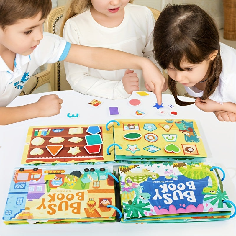 Educational Puzzle Toy for Children Age 3+ with Animal and Transportation Themes in Mixed Colors