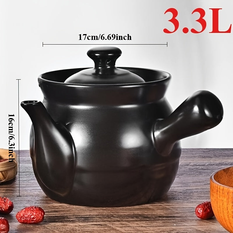 High Temperature Non-Stick Soup Pot Ceramic Casserole for Stews Rice Cooking