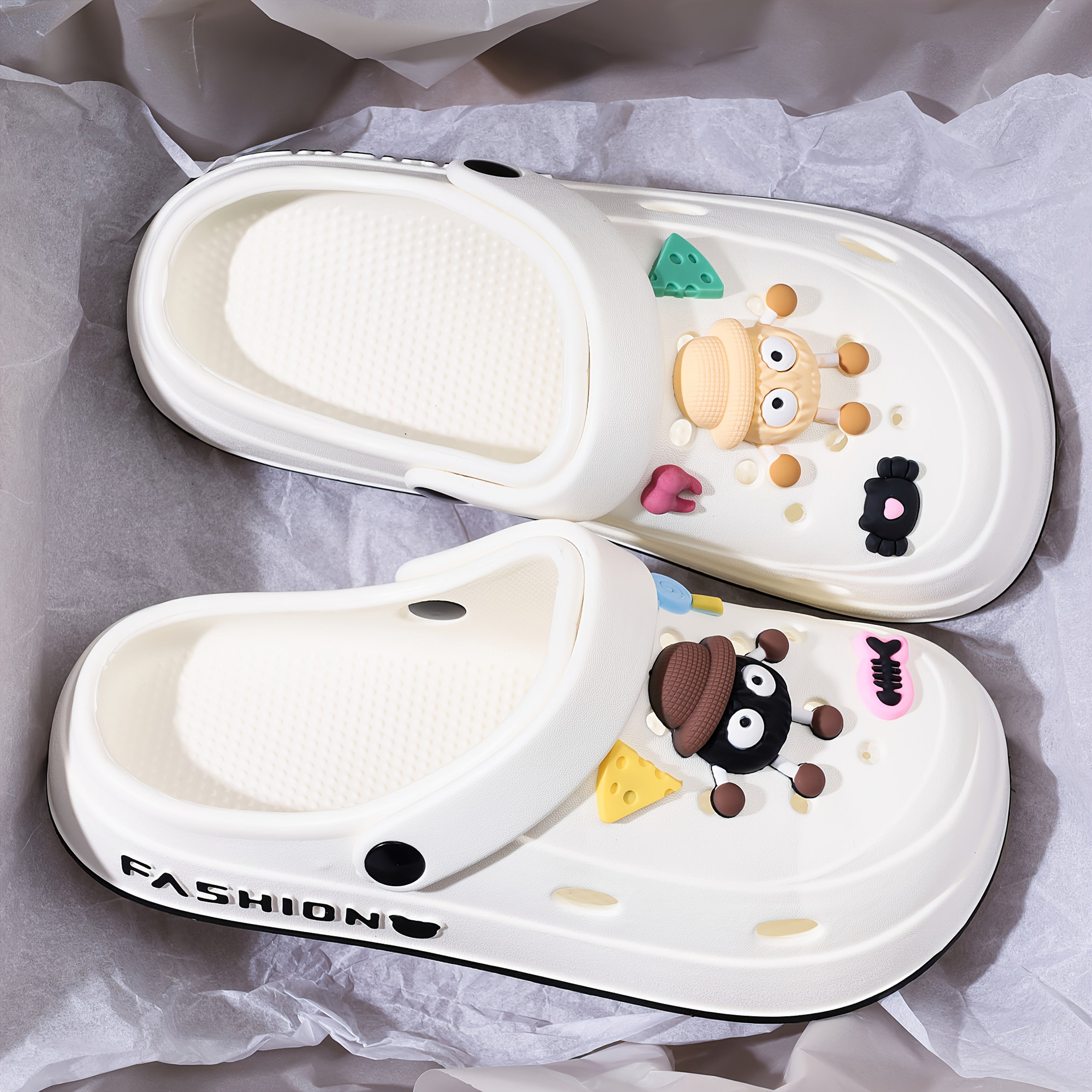 Women's EVA Clogs Breathable Ventilation Holes Casual Shoes Black