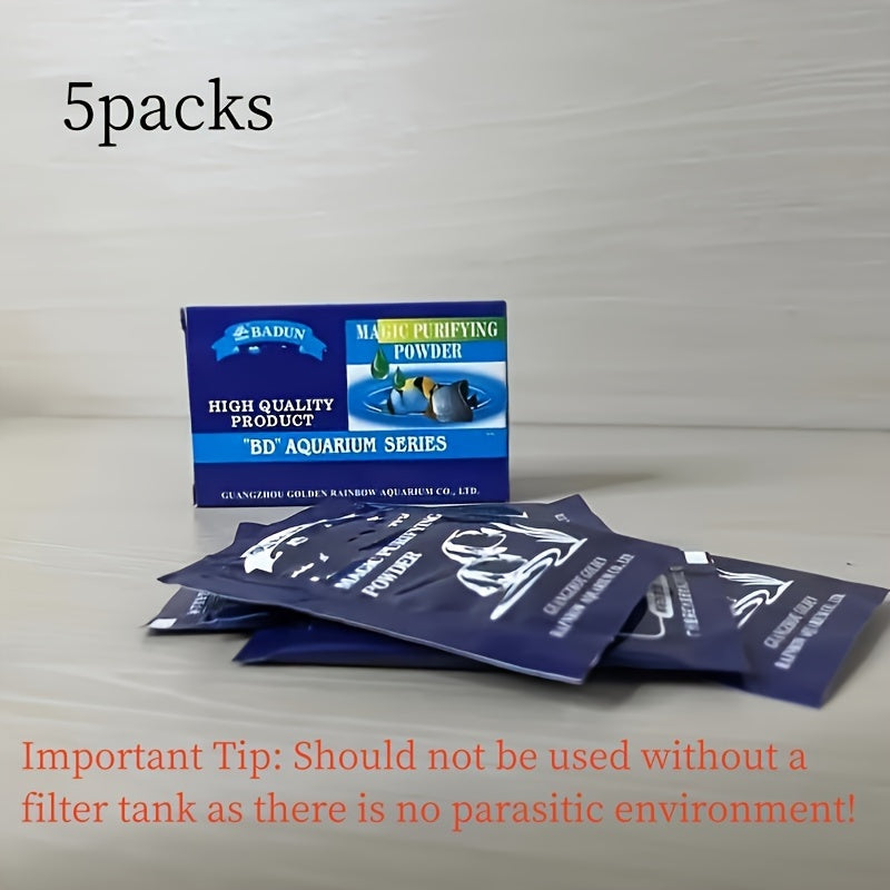 Aquarium Water Conditioner Natural Paper Material 5 or 10 Pack for Freshwater Fish Tanks