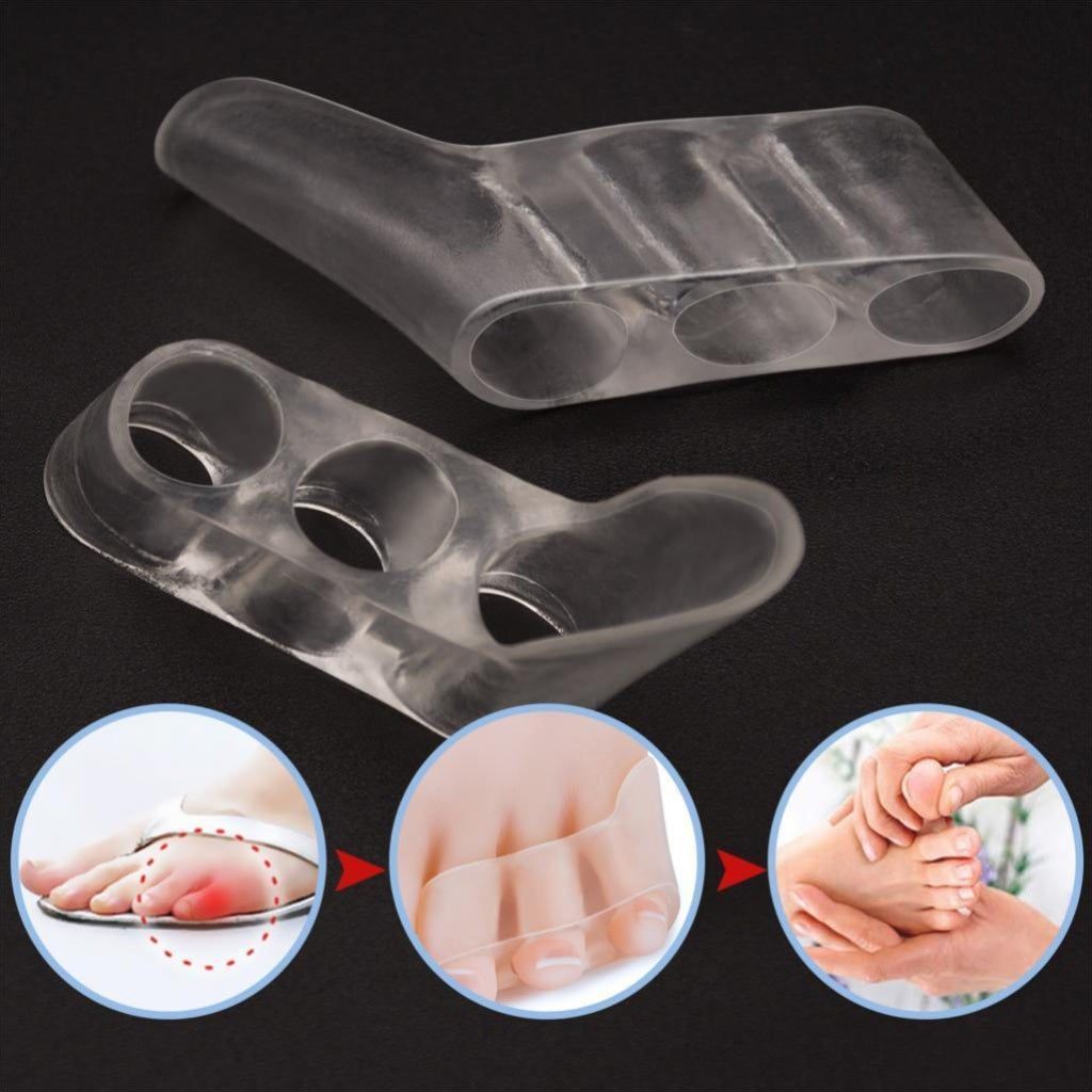 Unisex Silicone Toe Protectors 5 Pairs Breathable Flexible Gel Foot Care