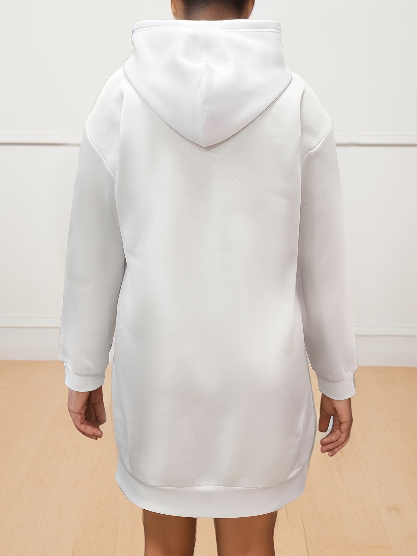 Plus Size Women's Casual Hoodie with Pockets Olive Green All-Season Comfort