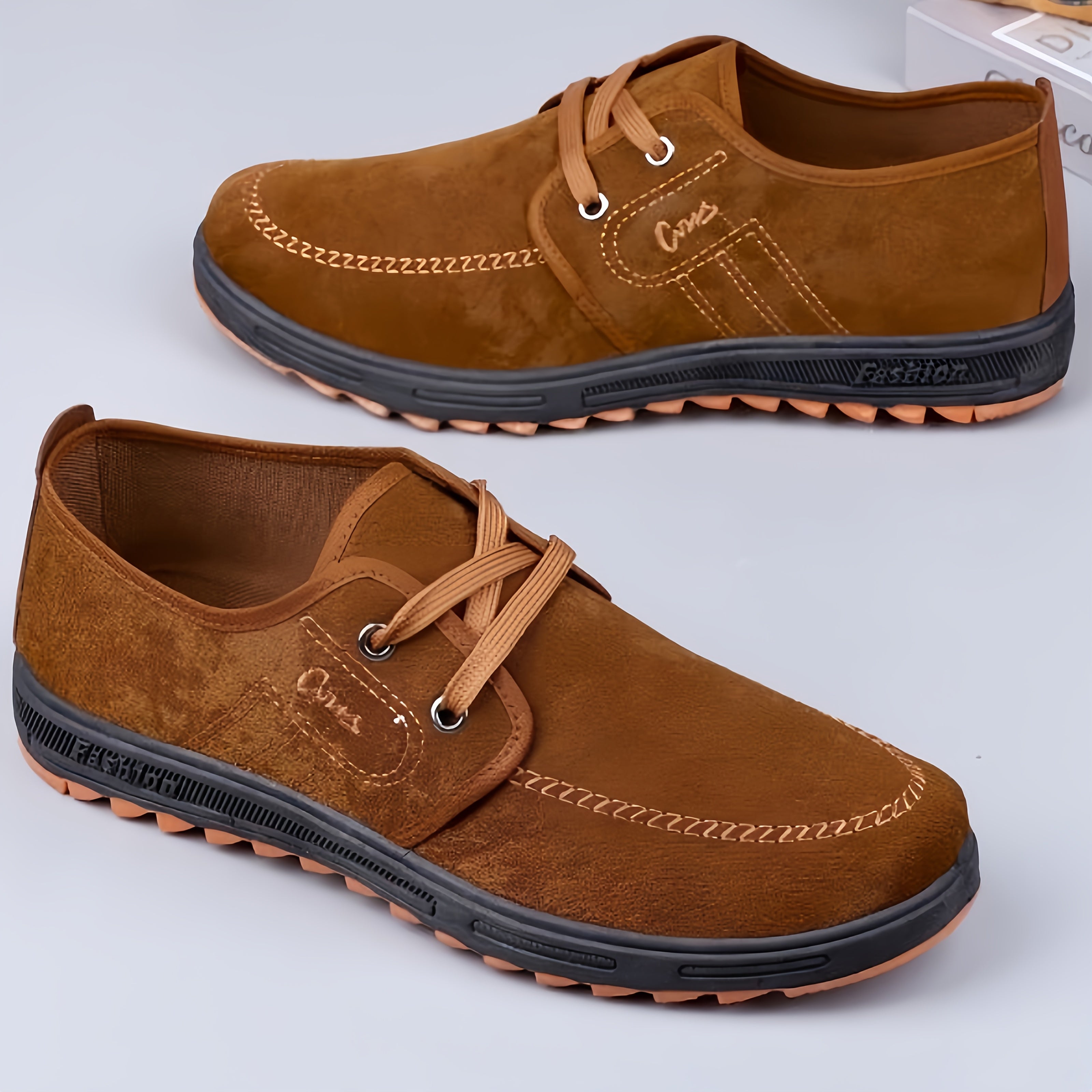 Zapatillas slip-on de lona para hombre con suela de goma para uso casual y en interiores