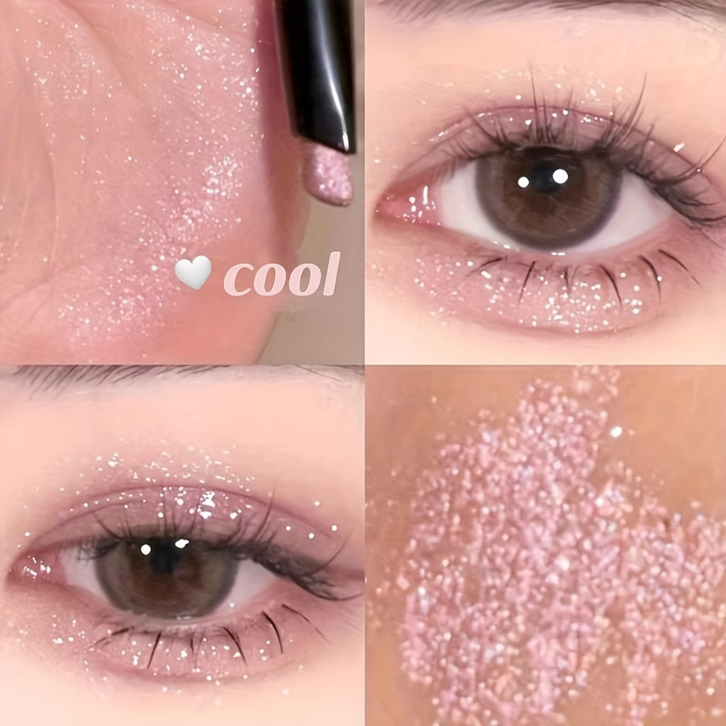 Glitter Eyeliner Pencil with Rhinestones and Multiple Colors for Eyeshadow