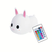 Rabbit-Shaped Night Light for Bedroom Rechargeable Portable Kids Baby Child