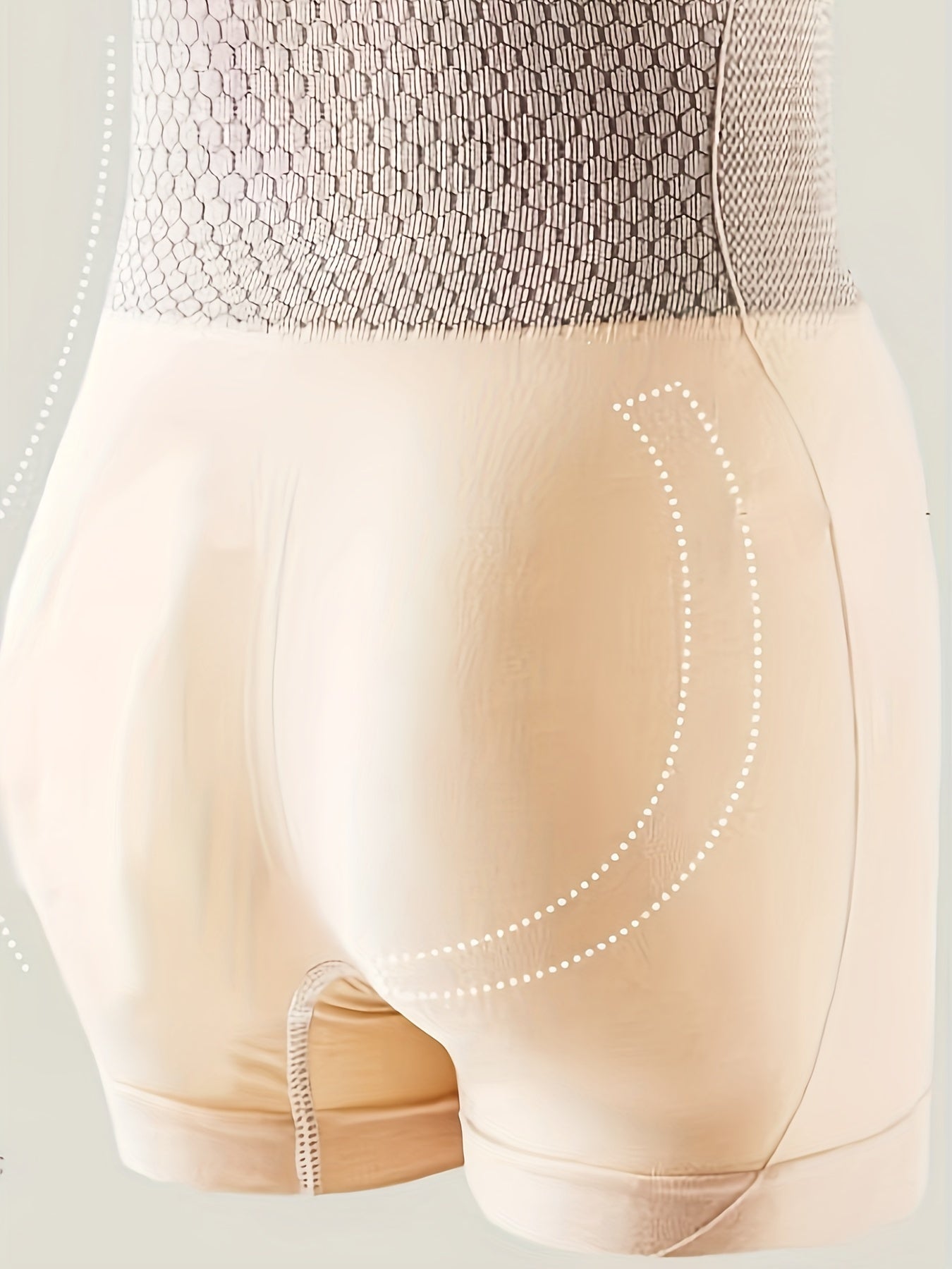 Трусы-шорты с высокой талией для коррекции фигуры, бесшовные, поднимающие ягодицы, дышащий нейлоновый микс, черные