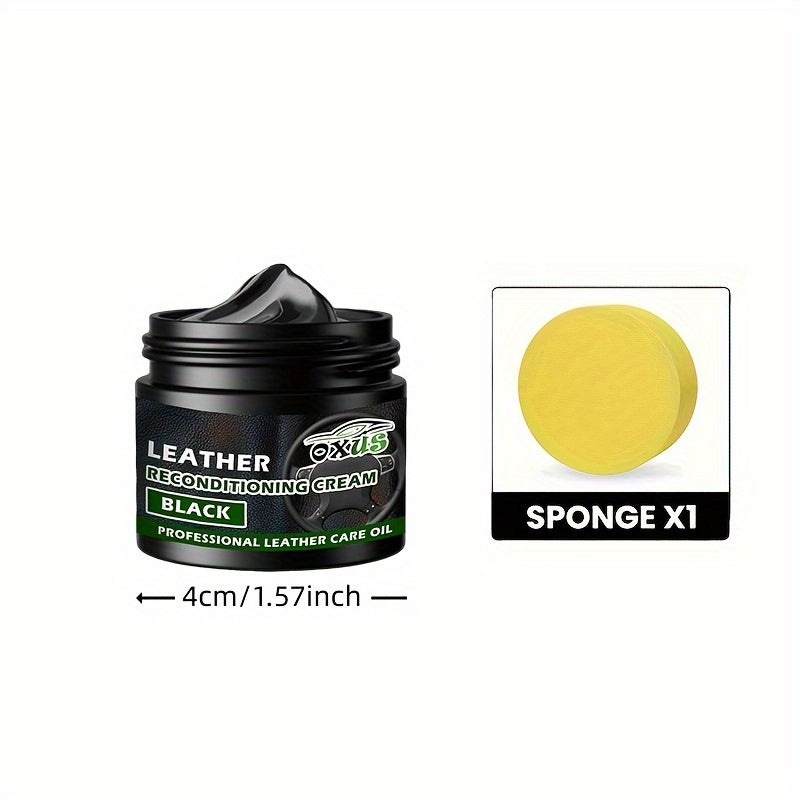 Car Interior Renovation Wax Leather Plastic Polishing Coating Cream