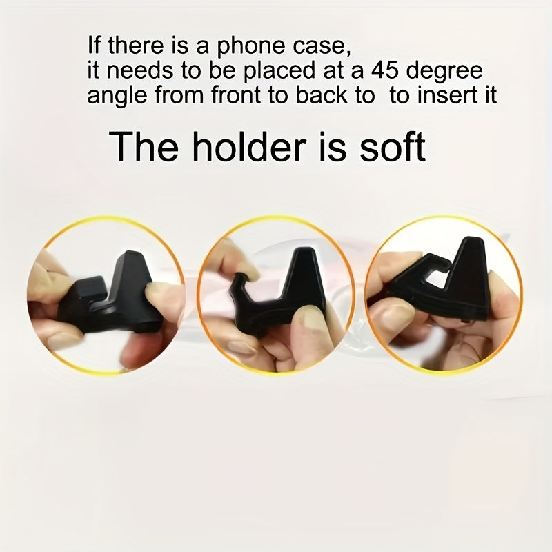 Universal avtomobil telefon uchun tutqich 360° buriladigan, sirpanmaydigan panel GPS o'rnatgich