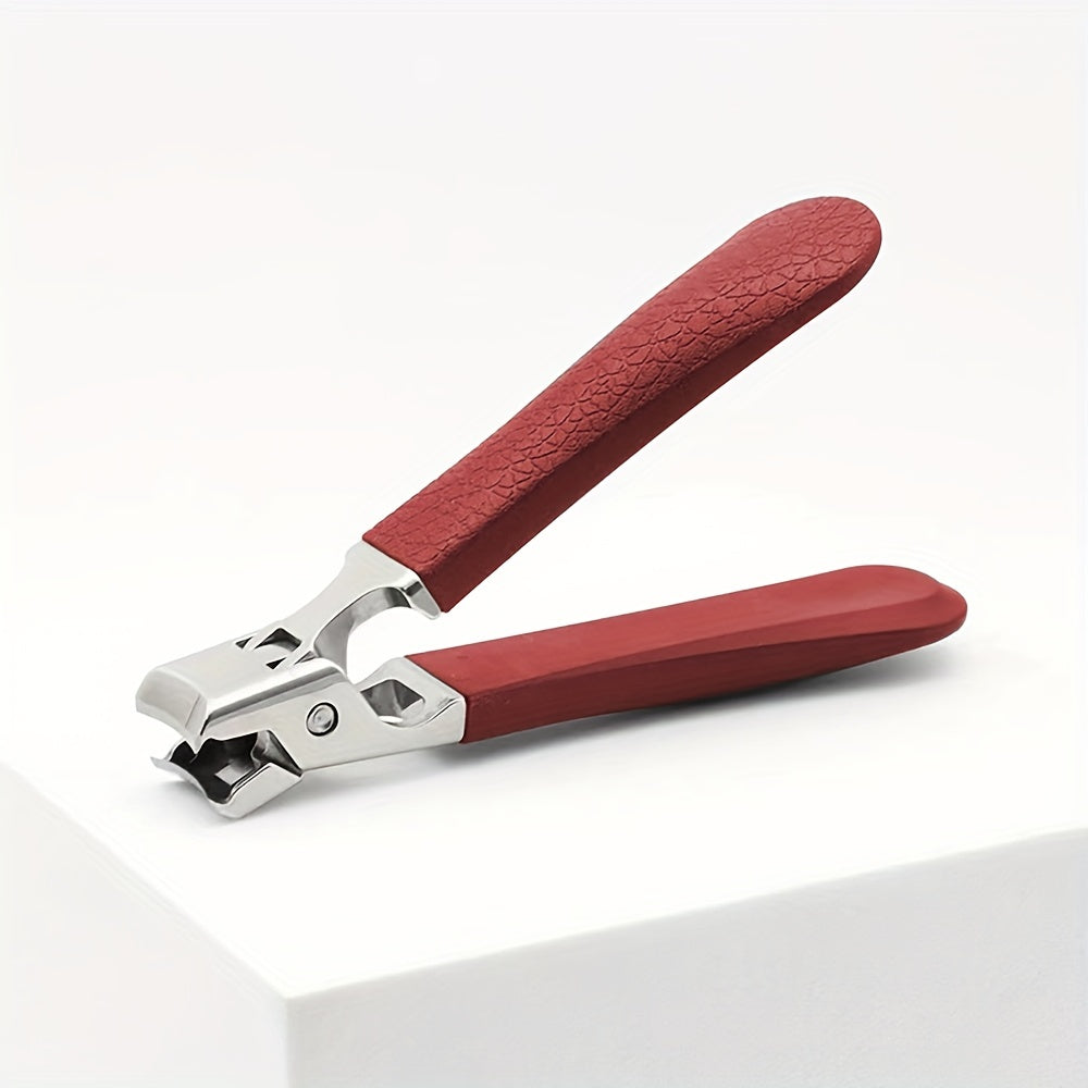 Stainless Steel Nail Clippers for Thick Nails with Wide Jaw and Concave Blade