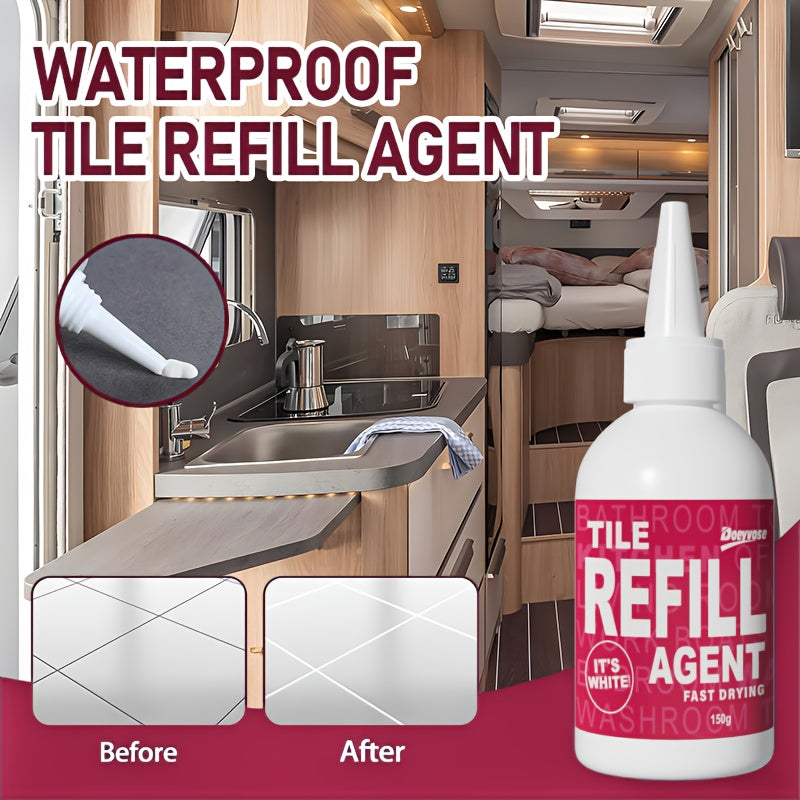 Tile Grout Sealer for RV and Home Ceramic Tile Repair Silicone Filler