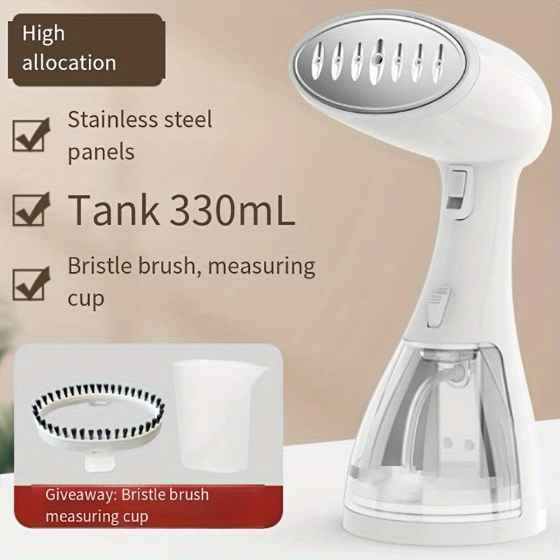 Vaporizador de mano portátil con colgador de 1500W y depósito de agua, removedor de arrugas