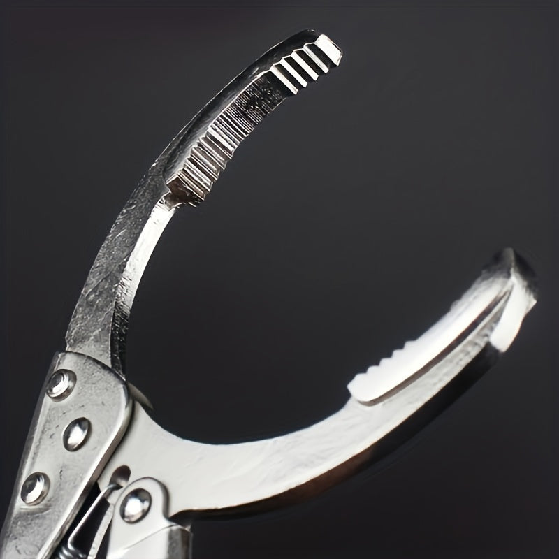 Llave para filtro de aceite de acero inoxidable universal, herramienta antideslizante para una extracción eficiente