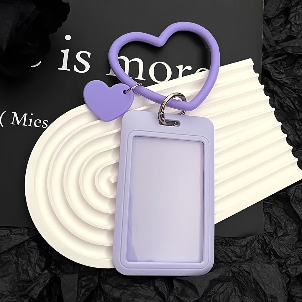 Waterproof Card Holder with Keychain for Credit Cards IDs and Photocards