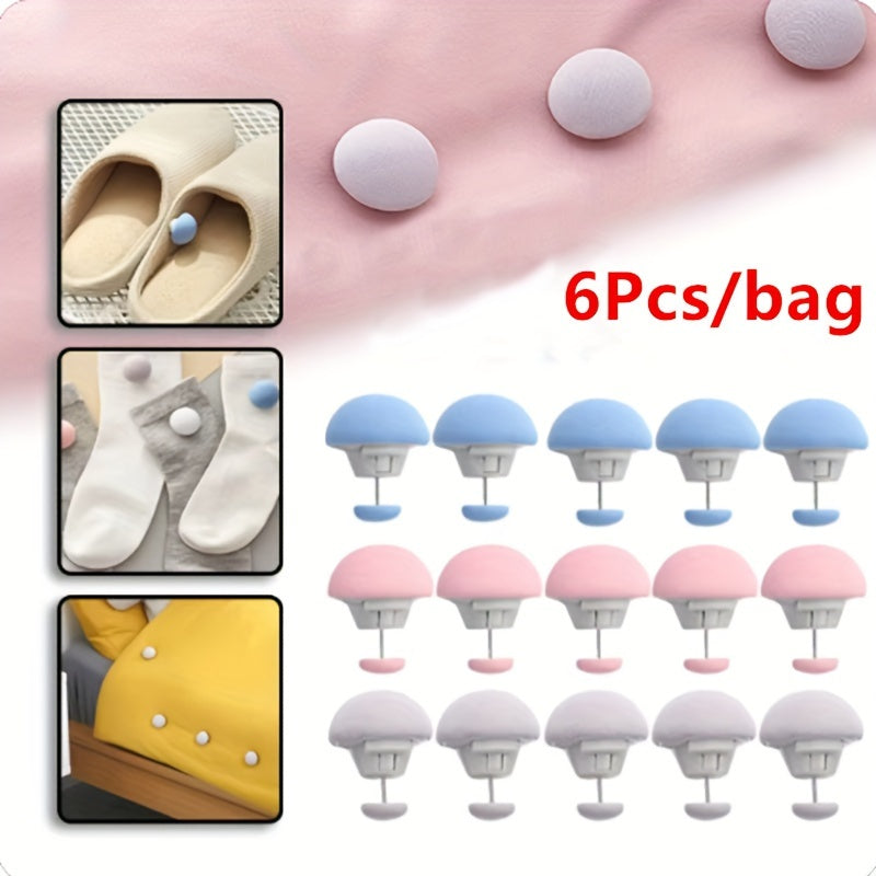 Set of 6 Non-slip Quilt Clips for Secure Blanket and Cover Holders