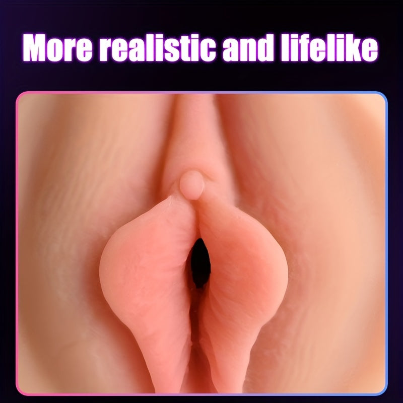 Erkaklar uchun haqiqiy teksturali Masturbator kuboki, qattiq qovoq pussy, jinsiy o'yinchoq