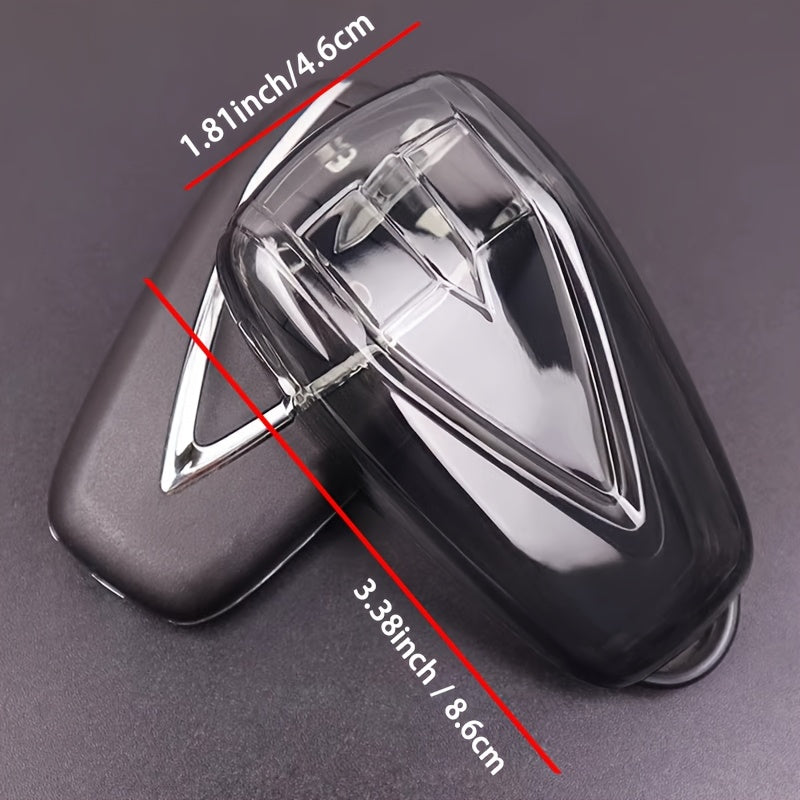 Unisex TPU kalit qopqog'i avtomobil fob uchun to'liq himoya shokga chidamli bardoshli