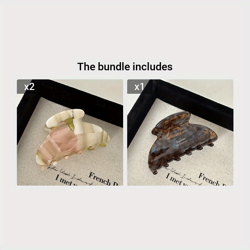 Stylish Hair Claw Clip for Women Ponytails Durable Grip Accessories