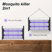 Indoor Modern LED Mosquito Killer Lamp Wall Mount Silent Insect Trap