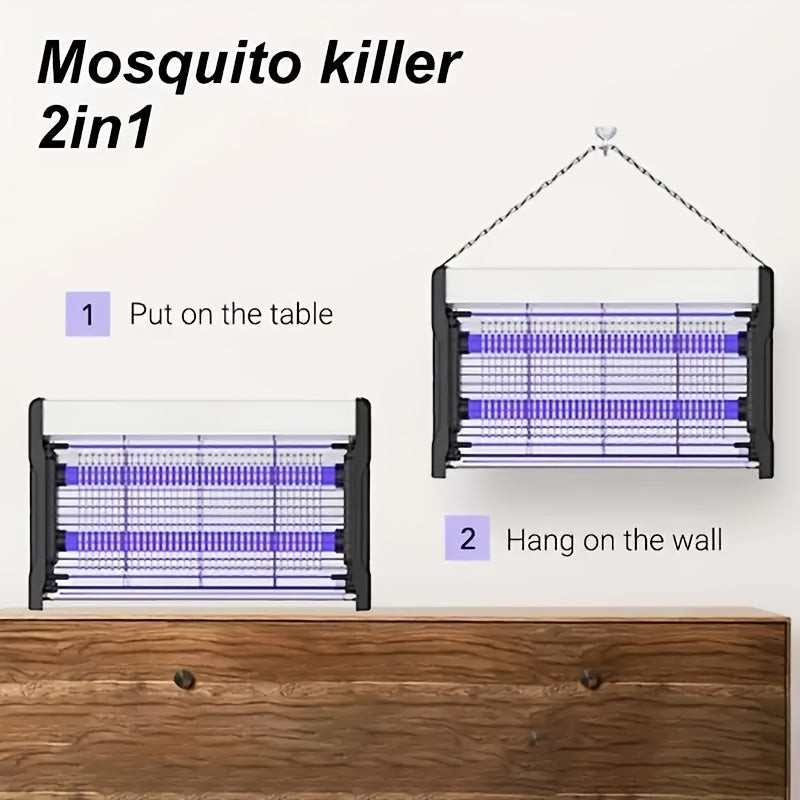 Indoor Modern LED Mosquito Killer Lamp Wall Mount Silent Insect Trap