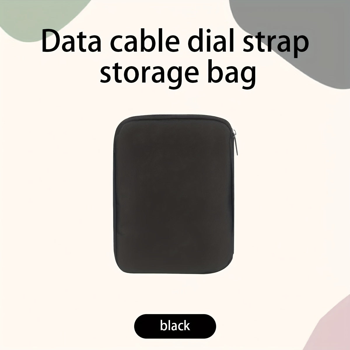 Soat tasmalari uchun saqlash sumkasi, bitta soat uchun joy bilan, soatlaringiz va soat tasmalaringizni tartibga solish uchun mukammal.