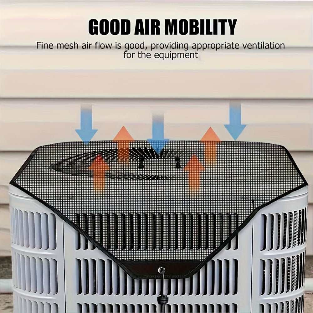 Resin Mesh Outdoor Air Conditioner Cover Weather-Resistant Ventilation for AC Units