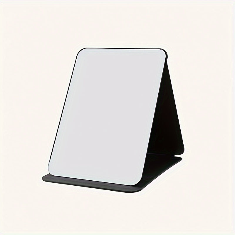 Black Foldable Makeup Mirror for Desk Bedroom Bathroom Travel Gift