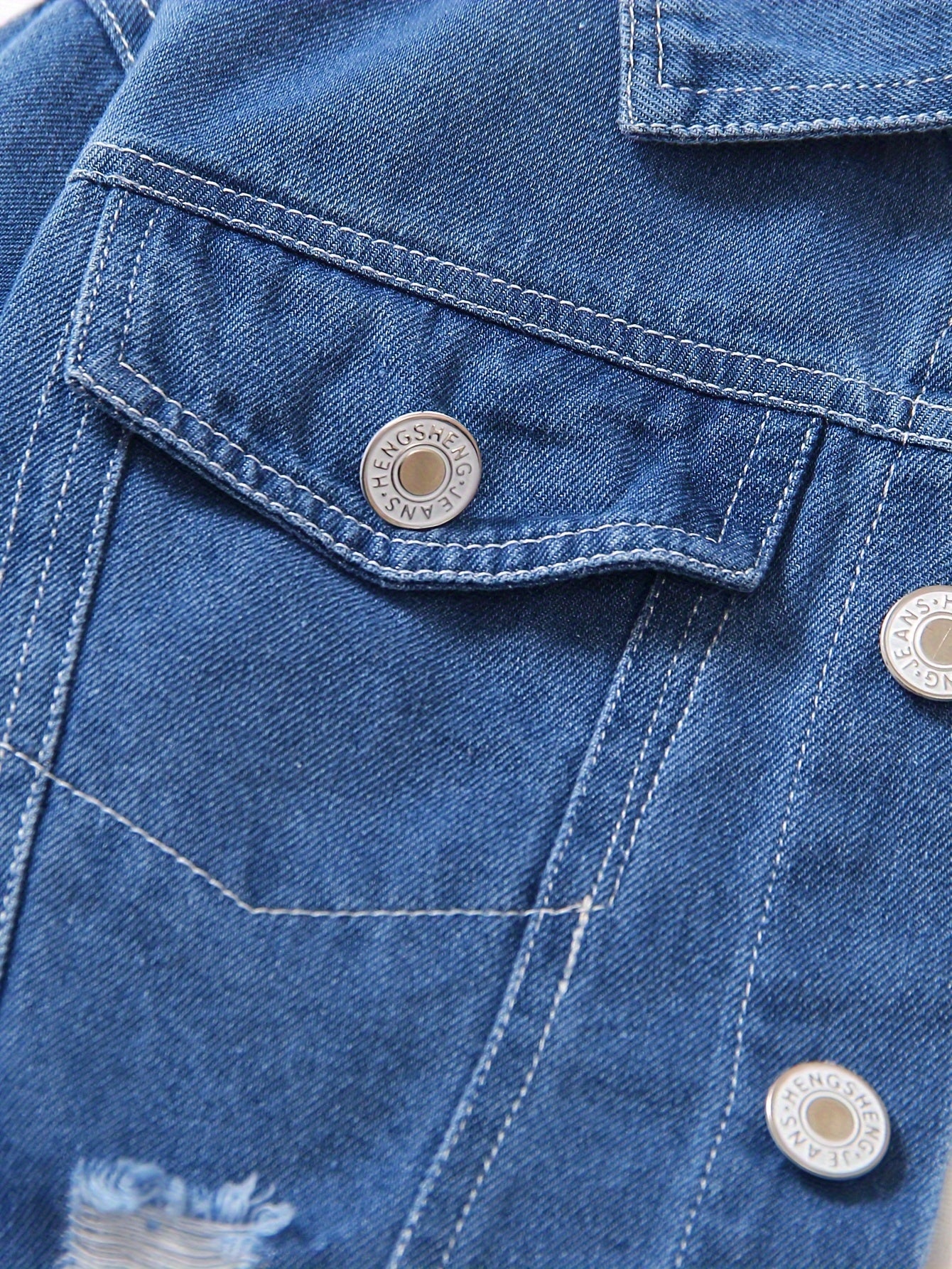 Men's Denim Set Spring Fall Casual Long Sleeve Pants Solid Color