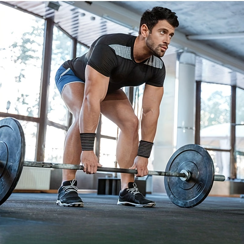 Adult Wrist Brace Compression Strap Adjustable Breathable Black