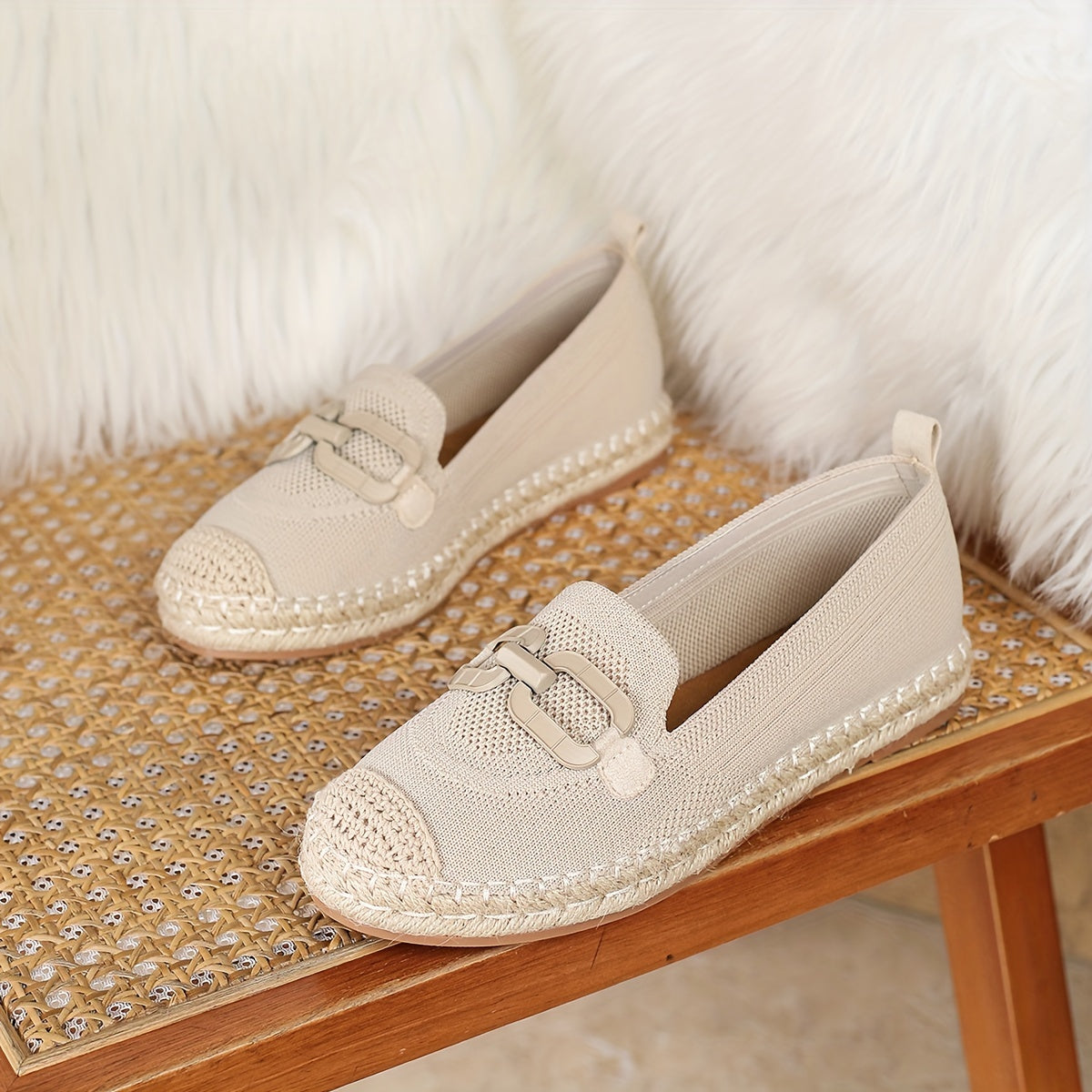 Women Slip-On Loafers All-Season Breathable Mesh Lightweight Flat Shoes