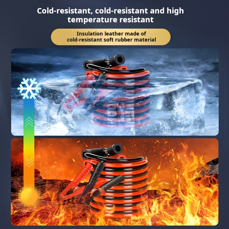 Kopra yadroli, issiqlik/sovuq qarshilikka ega va 2.0L gacha bo'lgan avtomobillar, SUVlar, mototsikllar va dvigatellar uchun universal mos keladigan mustahkam boshlang'ich kabel to'plami.