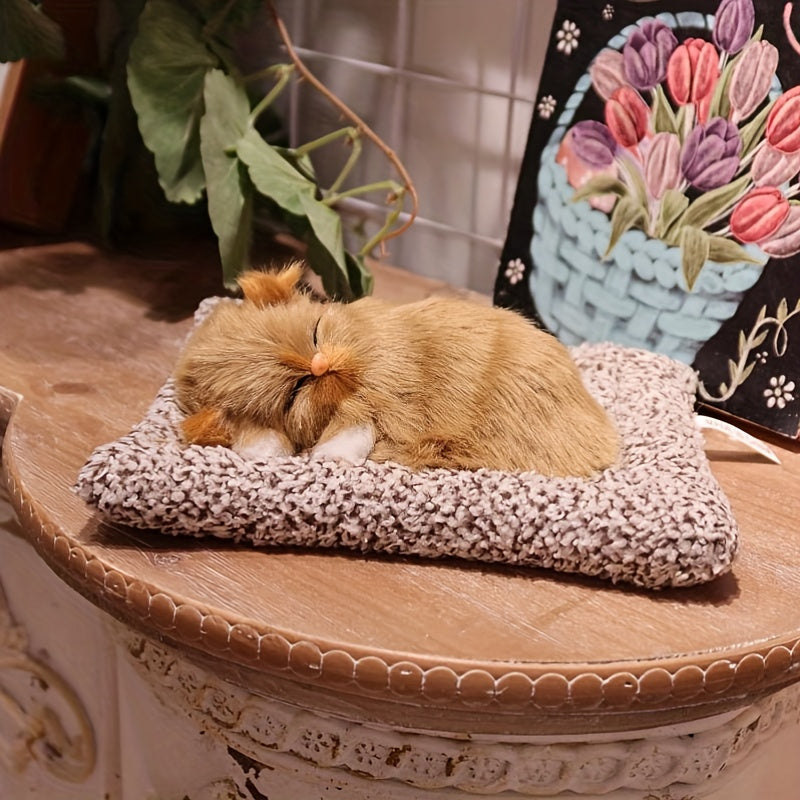 Tegishli sezgir mushuk o'yinchoq - yoshlar uchun mukammal va qiz do'stlariga sovg'a sifatida, uy bezaklari yoki avtomobil ornamentlari sifatida ishlatilishi mumkin. Issiq va yoqimli simulyatsiya uy hayvoni. Bayramlar uchun ideal va