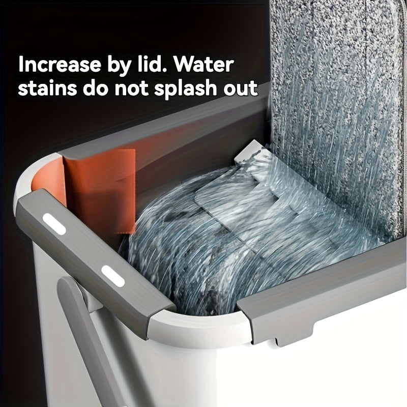 Yotoqxonangizda, hammomda va yashash xonangizda erkin tozalash uchun Easy-Clean Flat Mop va vedrasi bilan foydalaning. Ushbu qulay tizim nam va quruq foydalanishga imkon beradi va qiyinchiliksiz pol tozalash uchun qo'l bilan yuvish dizayniga ega.