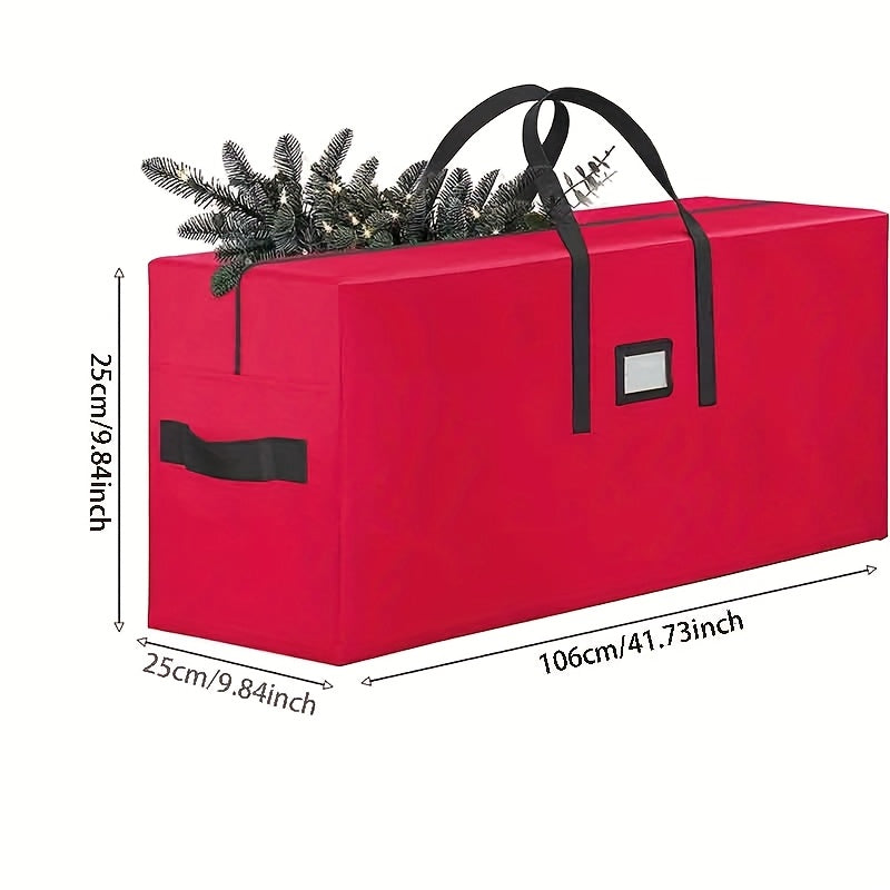 Bolsa de almacenamiento para árbol de Navidad artificial de hasta 6 pies a prueba de agua, polvo y humedad