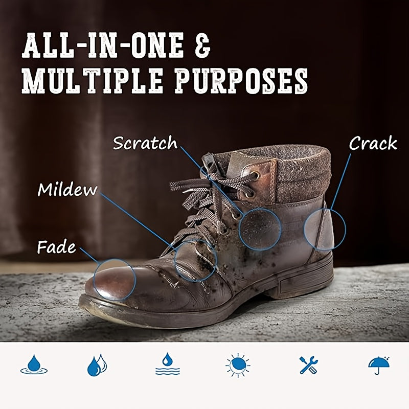 Бальзам для ухода за кожей для автомобильных сидений, диванов, сумок, восстановление цвета 120 г