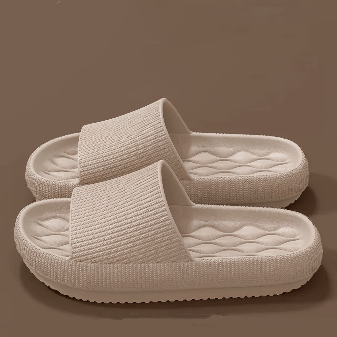 Men Women Soft Sole Platform Slip On Sandals Non-Slip Indoor Outdoor Slides