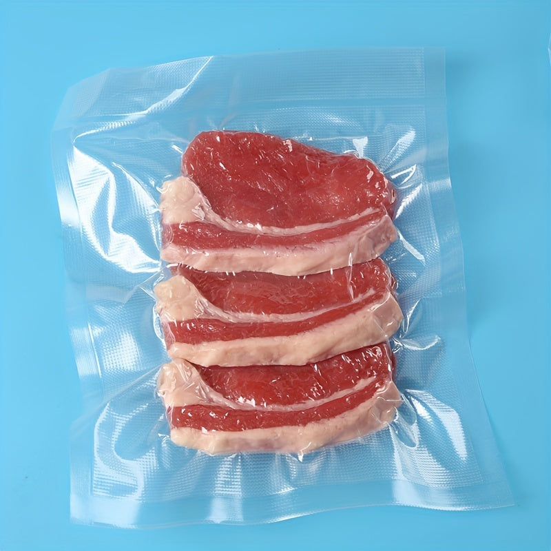 Vakuum yopish sumkalar 3 ta rulon, 3M teksturali BPA-free PE+PA sous vide va saqlash uchun
