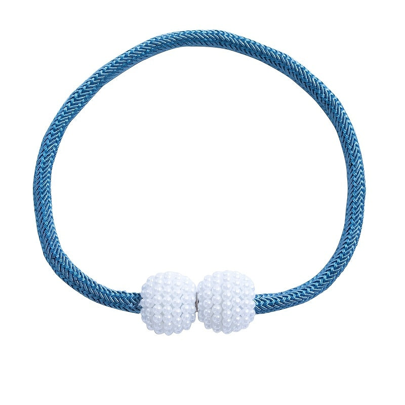 Magnetic Curtain Tiebacks Set for Securing Curtain Ropes Home Office Decor