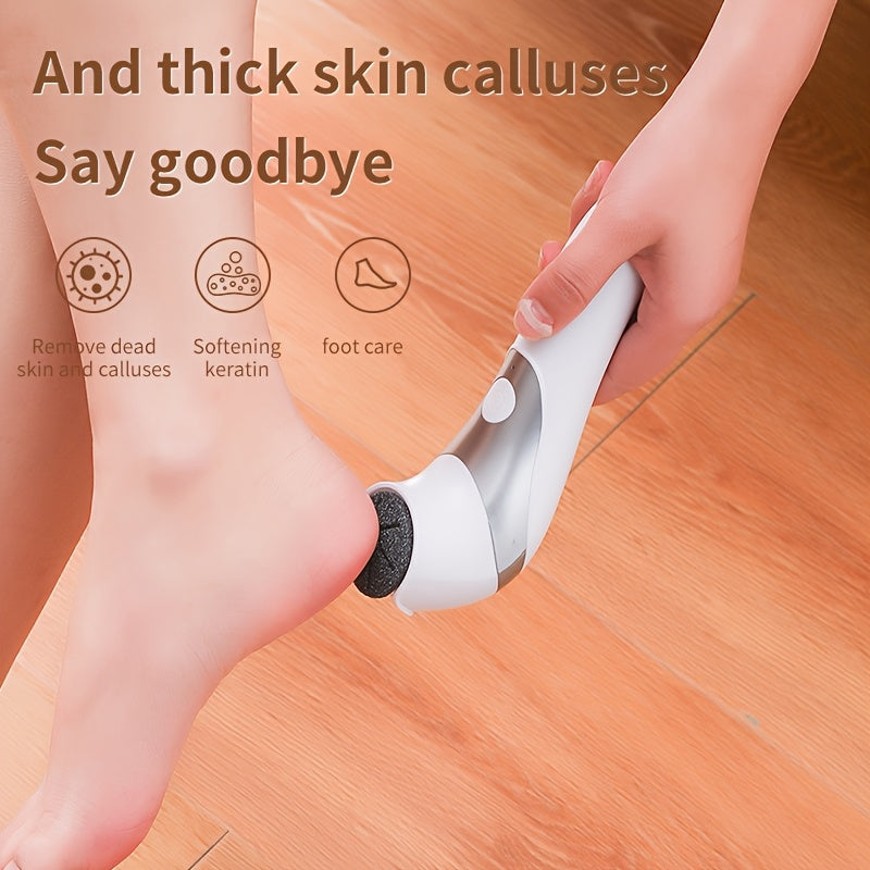 Electric Foot File with USB Charging Dual Heads Dead Skin Callus Remover